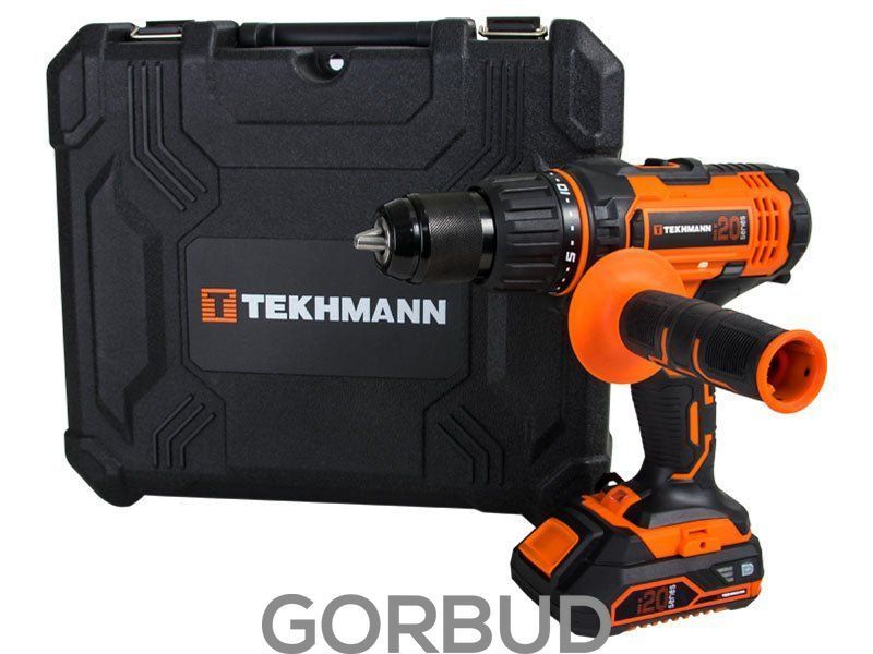 Аккумуляторная дрель-шуруповерт Tekhmann TCD-60/i20 kit 848394 фото