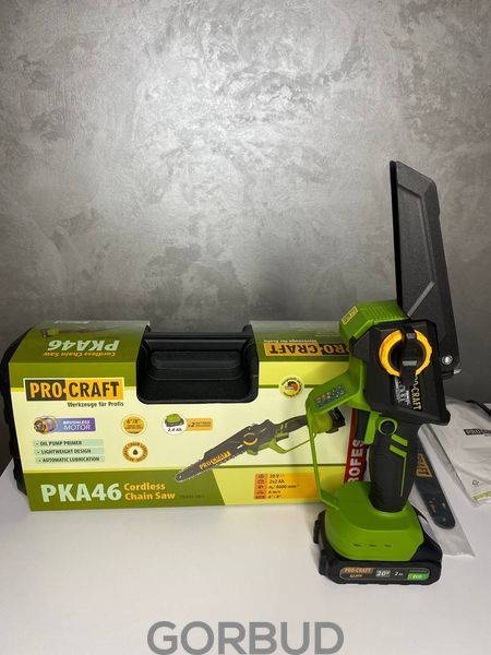 Аккумуляторная мини пилка Procraft PKA46 (комплект с 2 АКБ) 030047 фото
