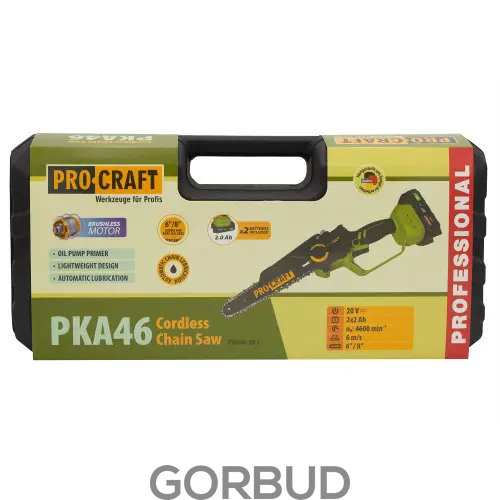 Аккумуляторная мини пилка Procraft PKA46 (комплект с 2 АКБ) 030047 фото