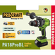 Шуруповерт акумуляторний Procraft PA18ProBL (комплект з 1 АКБ та ЗП) 001818 фото 10