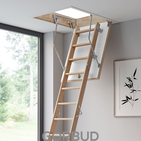 Лестница на чердак Bukwood Eco+ Mini 90x60 см НФ-00000535 фото