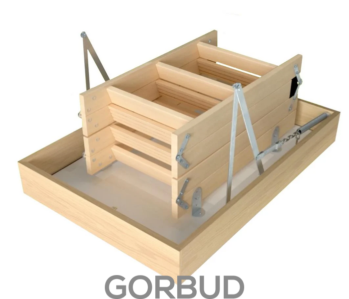 Лестница на чердак Bukwood Eco+ Mini 90x60 см НФ-00000535 фото