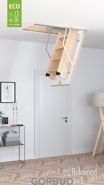 Лестница на чердак Bukwood Eco ST 120x60 см НФ-00000093 фото