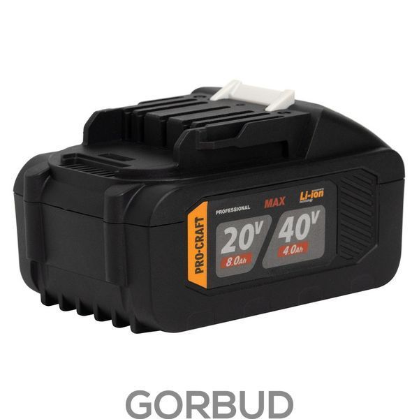 Акумуляторна батарея Procraft Battery20/40 (20В 8Аг, 40В 4Аг) 030211 фото