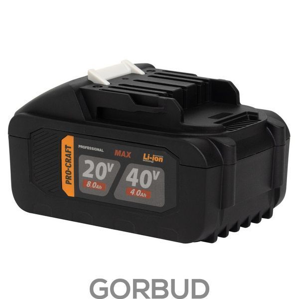 Акумуляторна батарея Procraft Battery20/40 (20В 8Аг, 40В 4Аг) 030211 фото