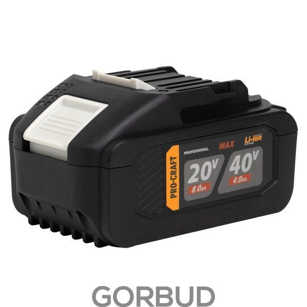 Акумуляторна батарея Procraft Battery20/40 (20В 8Аг, 40В 4Аг) 030211 фото