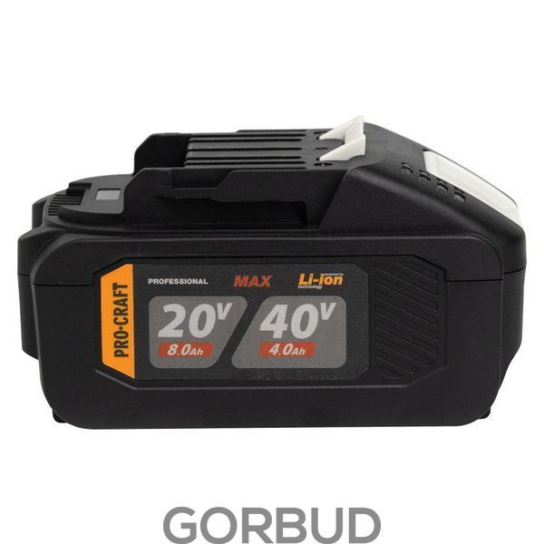 Акумуляторна батарея Procraft Battery20/40 (20В 8Аг, 40В 4Аг) 030211 фото