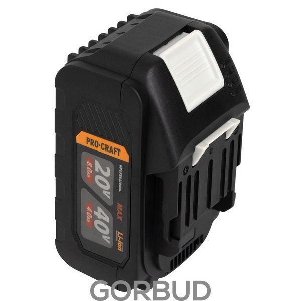 Акумуляторна батарея Procraft Battery20/40 (20В 8Аг, 40В 4Аг) 030211 фото