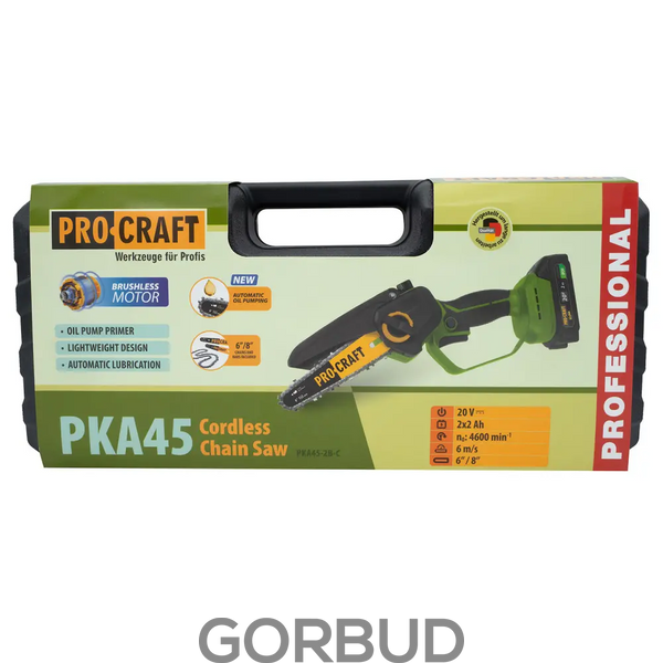 Аккумуляторная мини пила Procraft PKA45 (комплект из 2 АКБ) Кейс 030451 фото