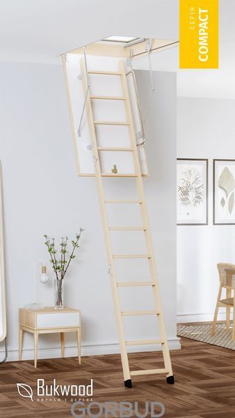 Лестница на чердак Bukwood Compact St 120x80 см НФ-00000035 фото