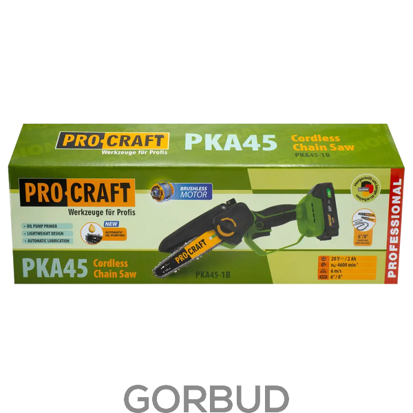Аккумуляторная мини пила Procraft PKA45 (комплект из 2 АКБ) 030450 фото
