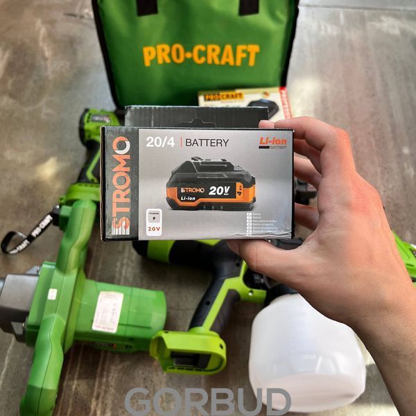 Набір акумуляторного інструменту Procraft GB-102 5в1 GB-102 фото