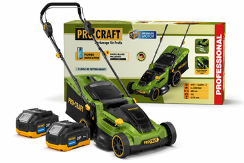 Акумуляторна газонокосарка Procraft PLM24 (з 2 АКБ) 032028 фото
