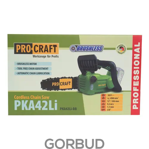 Аккумуляторная пила Procraft PKA42Li (с 1 АКБ 8А) 030423 фото