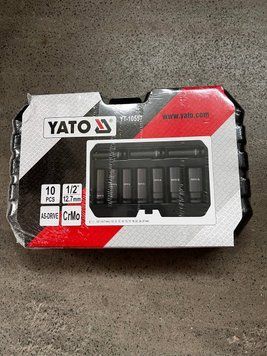 Набор торцевых головок Yato 10шт удлиненные YT-10557 фото