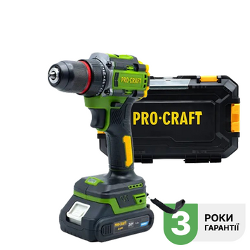 Шуруповерт акумуляторний Procraft PA18LiPro 000191 фото