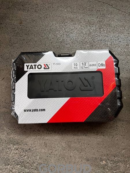 Набор торцевых головок Yato 10шт удлиненные YT-10557 фото
