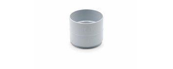 Муфта труби 100 мм (RAINWAY 130) сіра 10.130.14.005 фото