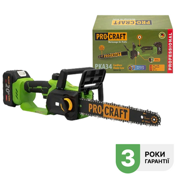 Акумуляторна пила Procraft PKA34 (без АКБ та ЗП) 030342 фото